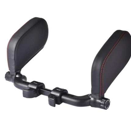 Car headrest pillow Sleep Adjustable Side Car Soft Travel Seat Headrest Auto Leather Support Neck Pillow Cushion car accessories