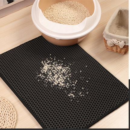 Pet Cat Litter Mat Pet Supplies EVA Double Cat Litter Mat