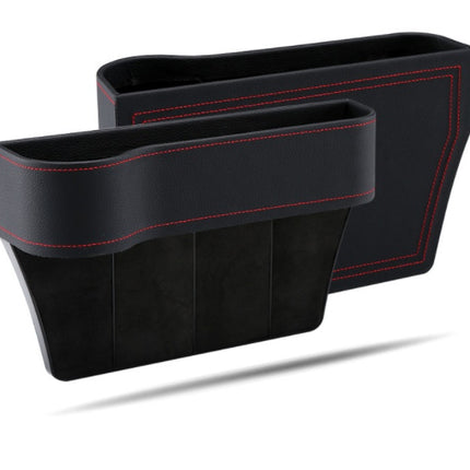 PU Car Organizer Seat Gap Storage Box Car Seat Side Slit for Wallet Phone Coins Cigarette Keys Cards Car Accessories