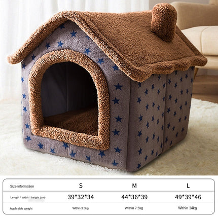 Pet Bed Small Dog Teddy Cat Litter Four Seasons Universal Dog House Dog Bed Pets Supplies