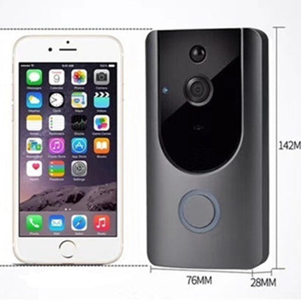 Smart WiFi Video Doorbell Camera Visual Intercom With Chime Night Vision IP Door Bell Wireless Security Camera