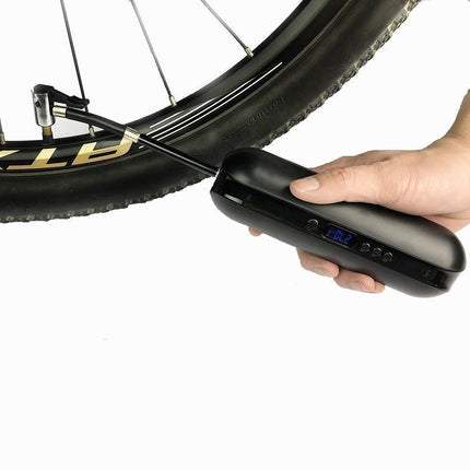 Bike Electric Inflator Bicycle Cycle Air Pressure Rechargeable Cordless Tire Road Bike Car Air Inflator 150PSI