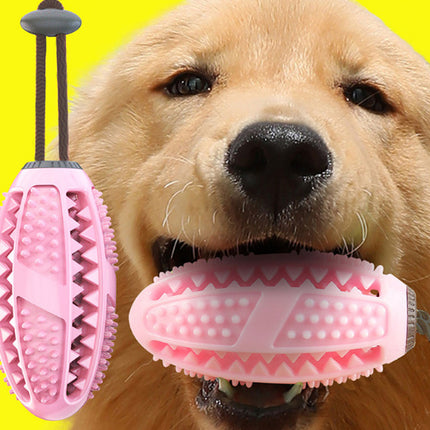 Dog Toys Silicon Suction Cup Tug Interactive Dog Ball Toy For Pet Chew Bite Tooth Cleaning Toothbrush Feeding Pet Supplies