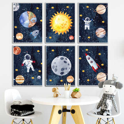 Astronaut Wall Art Canvas Painting