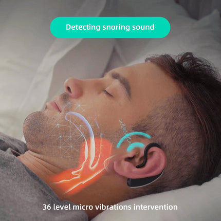 24 Hours Bluetooth Anti-snoring Device Charge Snore Earset Sleeping Aid Snoring Analyzes Sleep Datas Good Sleep